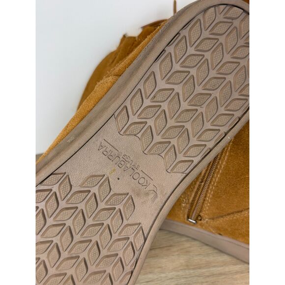 Koolaburra By UGG Women's Size 9 Brown Shazi Suede Short Tie Back Boots - Picture 9 of 9